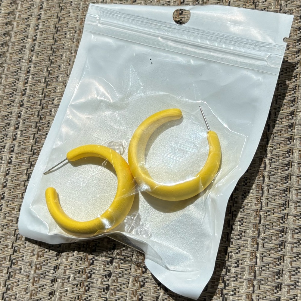 Yellow Hoops - Picture 2 of 2